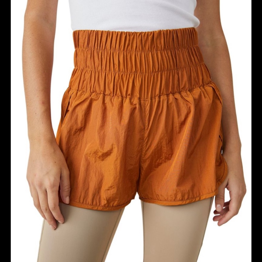 Free People The Way Home Shorts Women's Orange/ Rusty Peach Shorts View 4